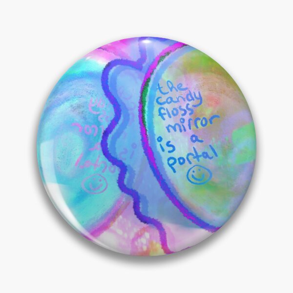 Item preview, candy floss mirror designed and sold by gummiskeleton.
