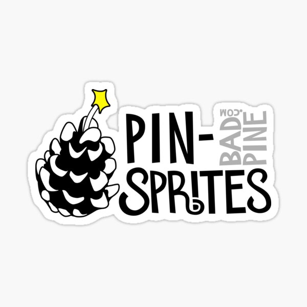 Bad Pine Pin-Sprites Banner Sticker