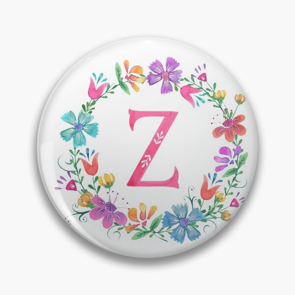 Item preview, Z Floral Monogram Initial  designed and sold by mjm412.