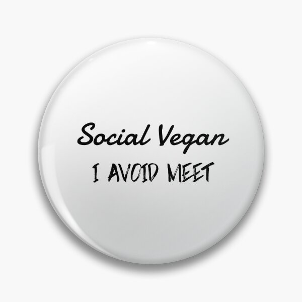 Item preview, Social Vegan, I avoid Meet designed and sold by IcyTees.