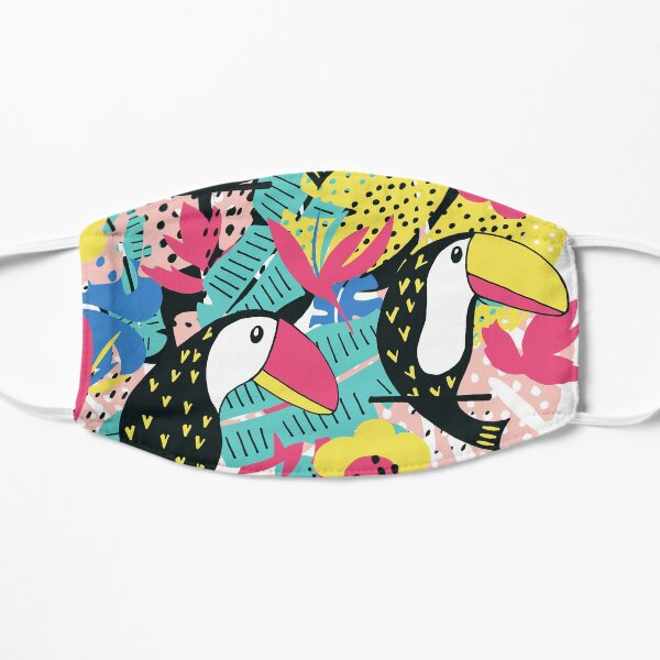 Toucan floral pattern Mask