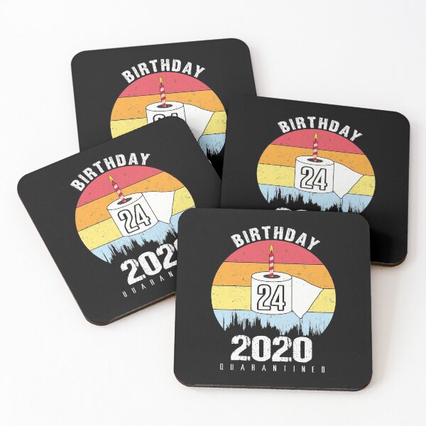 Item preview,  24th Quarantine Birthday 2020, Funny Quarantine Birthday Gift, Social distancing designed and sold by JUSTBEELEGANT.