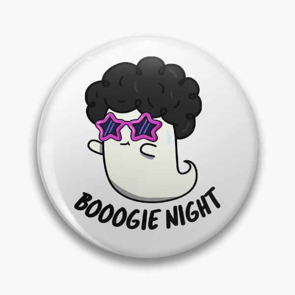 Item preview, Boogie Night Funny Halloween Disco Ghost Puns  designed and sold by punnybone.
