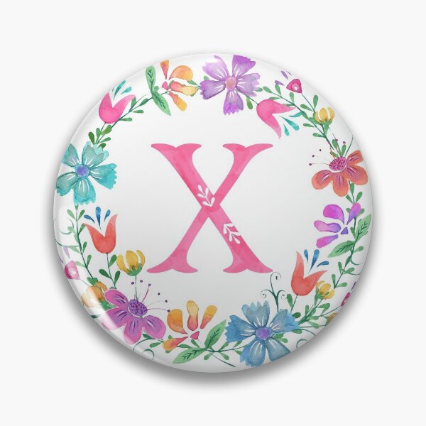 Item preview, XFloral Monogram Initial  designed and sold by mjm412.