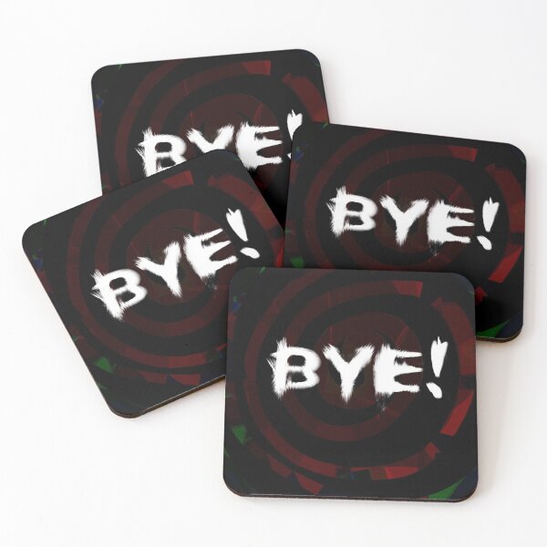 Item preview, Bye! White Janky gothic vampire red goodbye swirl designed and sold by suki42deathlake.