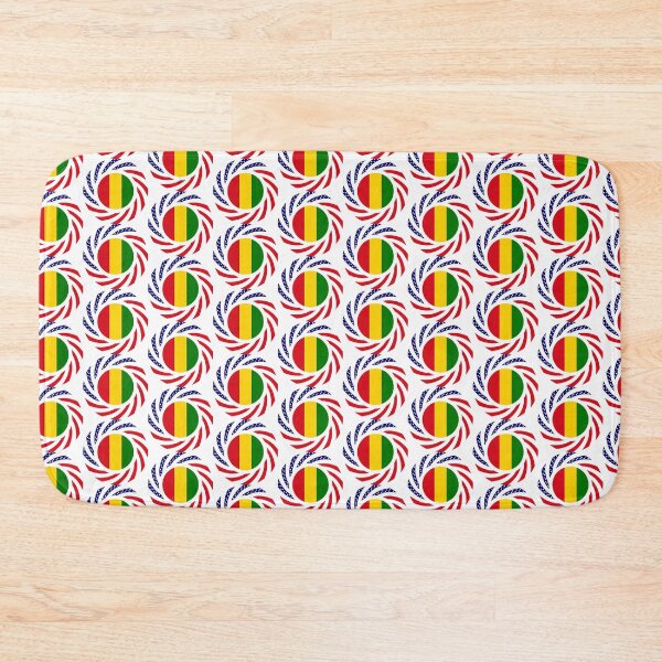 Item preview, Guinean American Multinational Patriot Flag Series designed and sold by Carbon-Fibre Media.