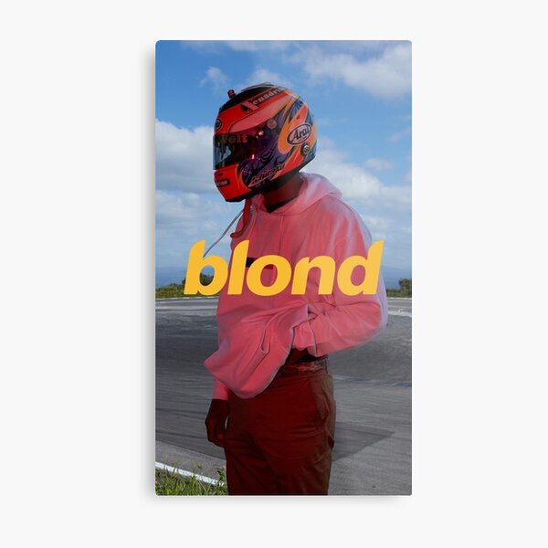 Frank Ocean Poster, Art Print, Etc. - Blonde Aesthetic Metal Print