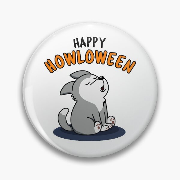 Item preview, Happy Howloween Funny Puppy Dog Puns  designed and sold by punnybone.