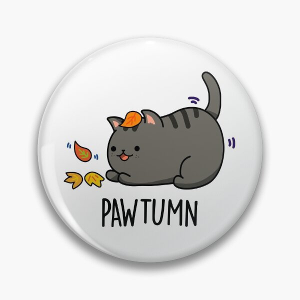 Item preview, Pawtumn Funny Autumn Cat Puns  designed and sold by punnybone.