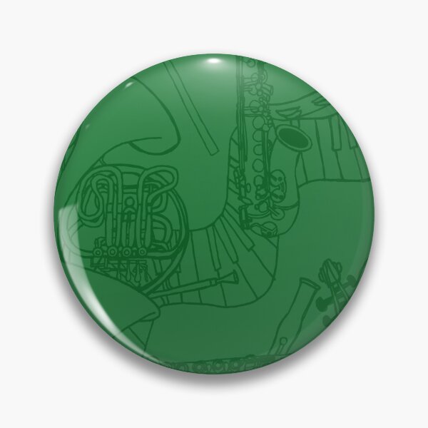 Item preview, All Green Instrumental Collage designed and sold by bumblebeebri9.