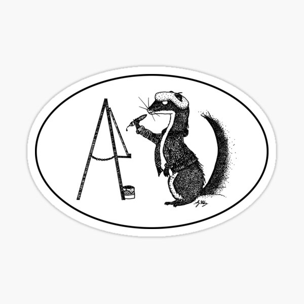 Item preview, Easel Weasel has a Weasel Easel designed and sold by AlyStabz.