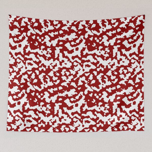 Item preview, Red and White Abstract Art designed and sold by wordznart.