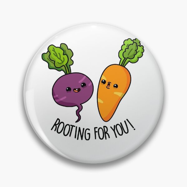 Item preview, Rooting For You Funny Veggie Puns  designed and sold by punnybone.
