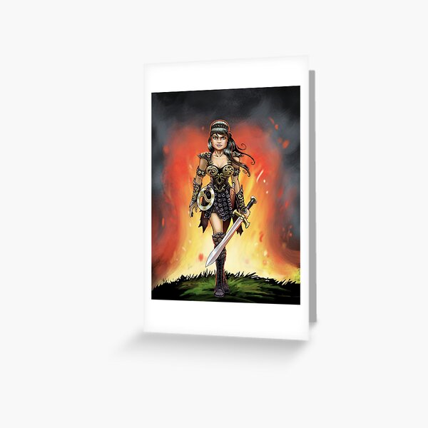 Xena Warrior Princess Greeting Card