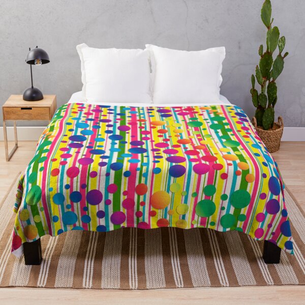Beatnik Bubbles Throw Blanket