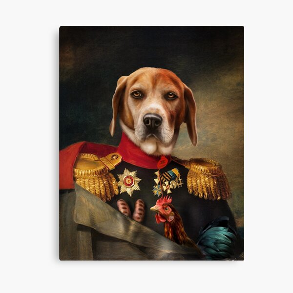 Beagle Dog Portrait - Steve Canvas Print
