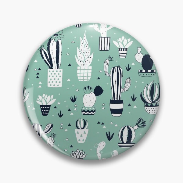 Item preview, Green cacti in a pot designed and sold by Lidiebug.