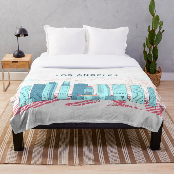 Item preview, Los Angeles California City Skyline designed and sold by RajaGraphica.