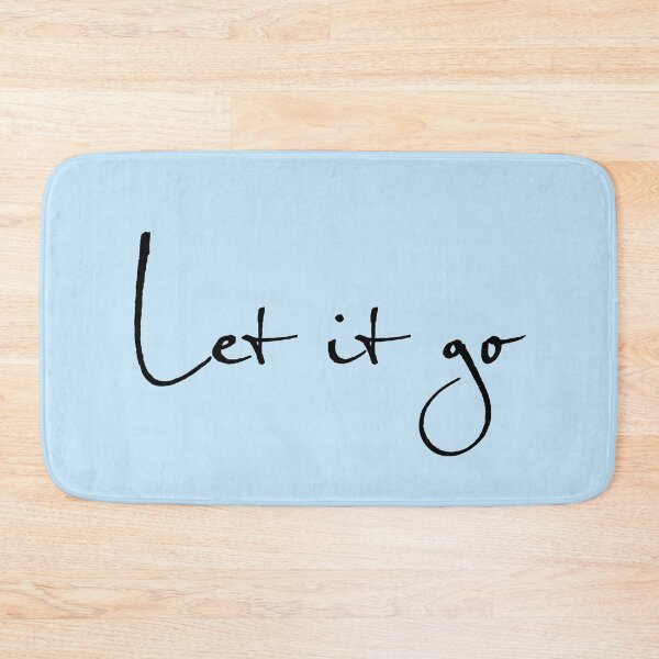 Item preview, Let It Go Yoga Zen Meditation Spiritual Words Black designed and sold by Ink Inc.