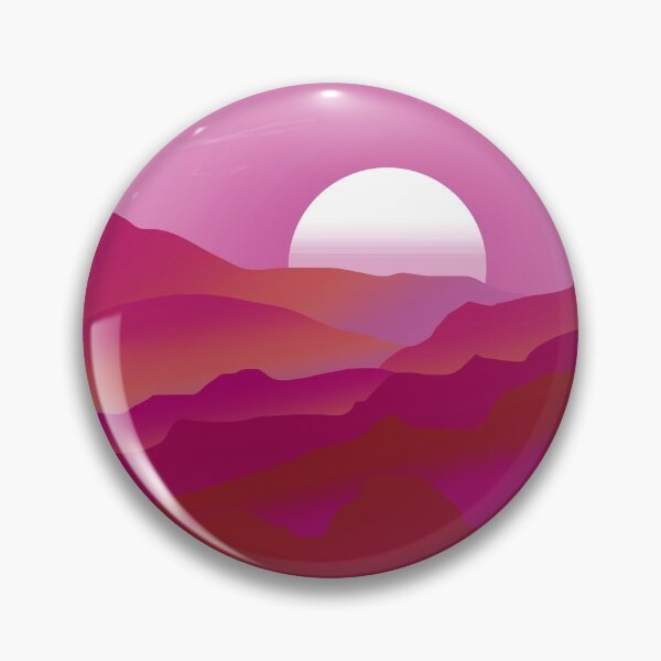 Item preview, Lesbian Pride Sunrise Landscape designed and sold by Vernen Ink.