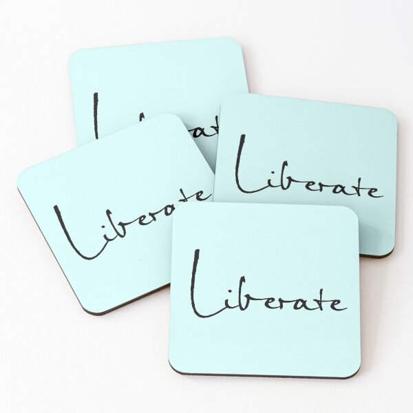 Item preview, Liberate Yoga Zen Meditation Spiritual Word Black designed and sold by Ink Inc.