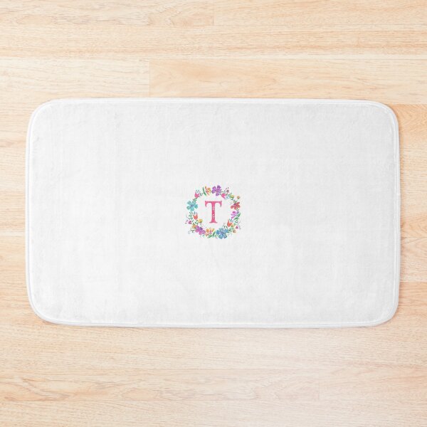 Item preview, T Floral Monogram Initial  designed and sold by mjm412.