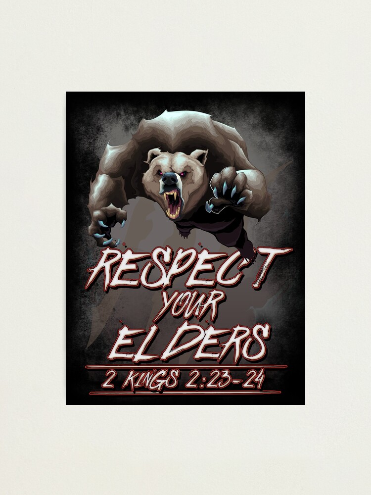 Alternate view of Respect Your Elders (Comic) Photographic Print