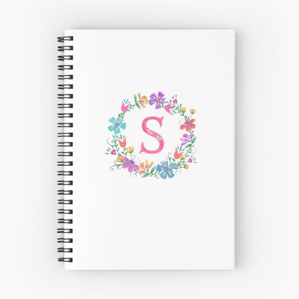 Item preview, S Floral Monogram Initial designed and sold by mjm412.