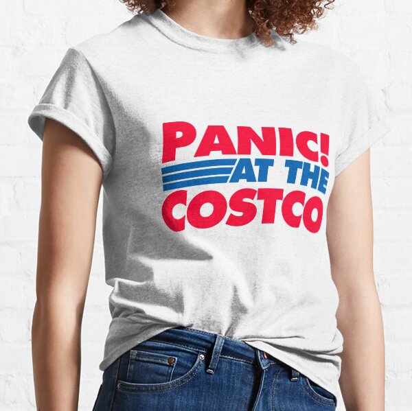 Panic! at the Costco Funny Coronavirus 2020 Vinyl Sticker Computer Decal Quarantine Classic T-Shirt