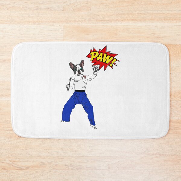 Item preview, PAW POW - Kungfu Dog (white) designed and sold by NOTSNIW ART.