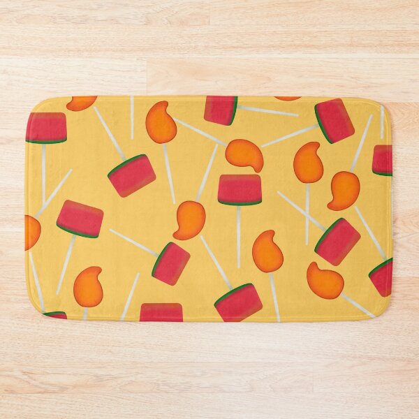 Item preview, Yellow background fun Mexican chilli candy pattern designed and sold by kuallidesigns.