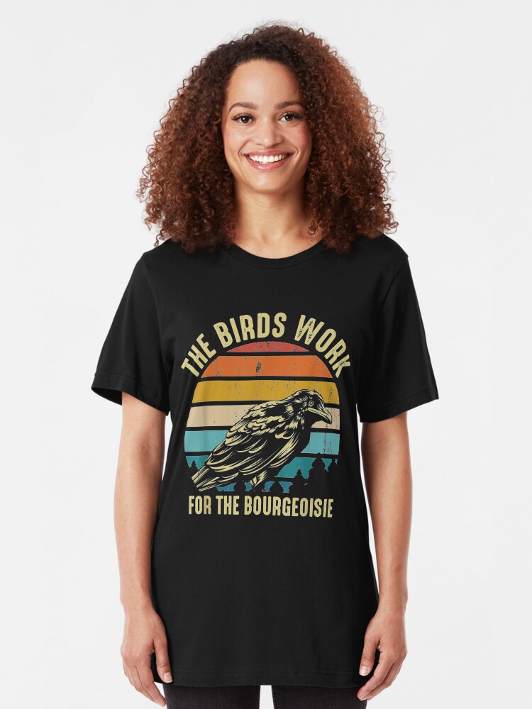 The Birds Work For The Bourgeoisie Vintage Retro Animal Sweatshirt