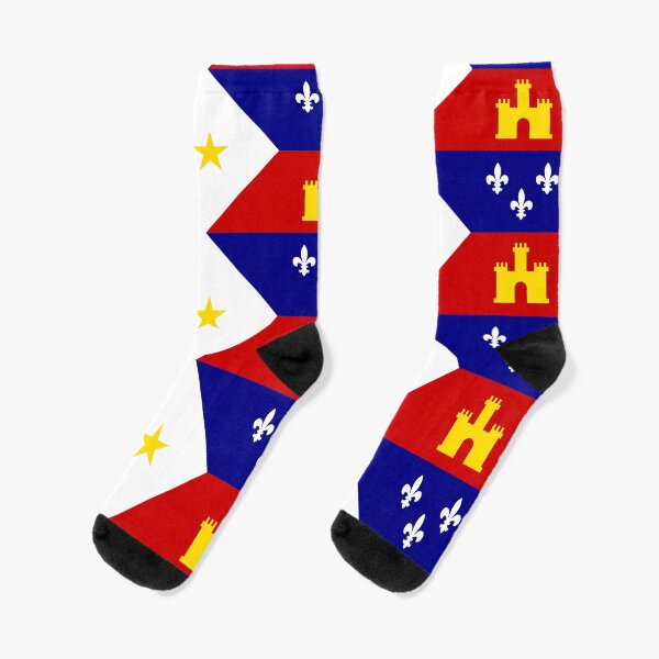 Drapeau de l'Acadiana Chaussettes