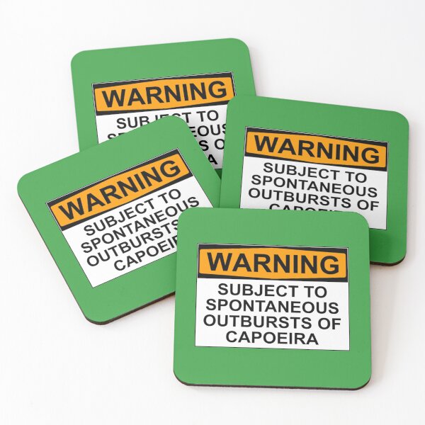 Item preview, WARNING: SUBJECT TO SPONTANEOUS OUTBURSTS OF CAPOIERA designed and sold by Bundjum.
