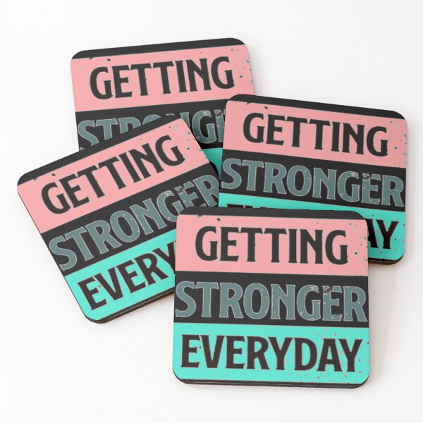 Item preview, GETTING STRONGER EVERYDAY DESIGN.  designed and sold by kedesign1.