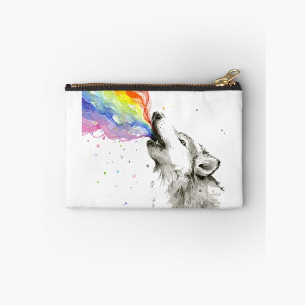 Item preview, Rainbow wolf Mask designed and sold by ZEDSOU ⭐⭐⭐⭐⭐.