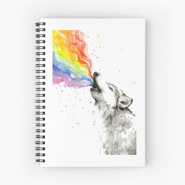 Item preview, Rainbow wolf Mask designed and sold by ZEDSOU ⭐⭐⭐⭐⭐.
