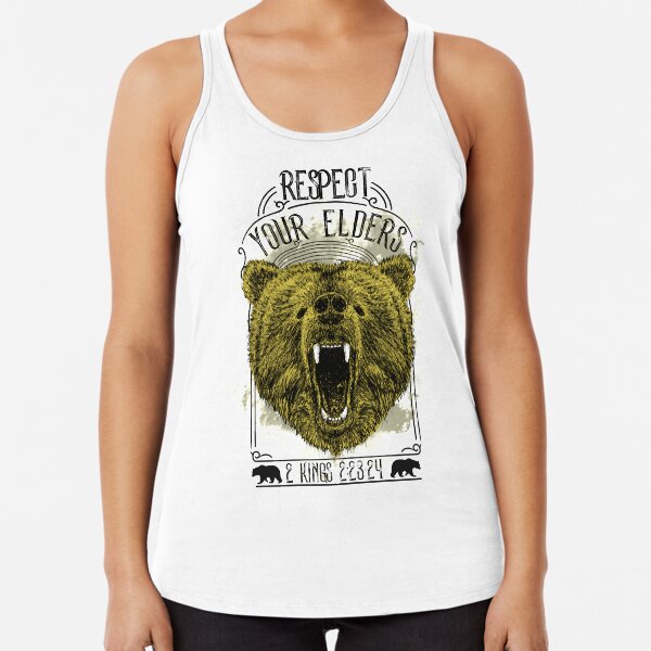 Respect Your Elders Racerback Tank Top