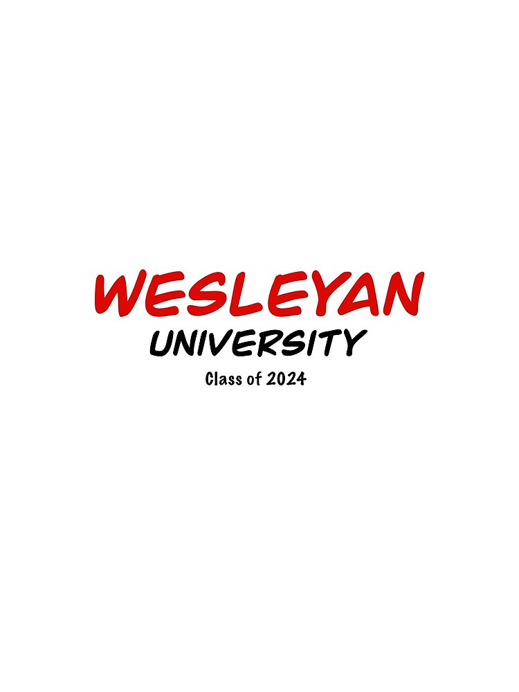 "Wesleyan University Class of 2024" Art Print by SolsticeStudio | Redbubble