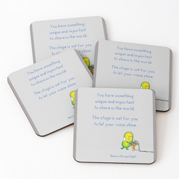 Item preview, Powerful Affirmations Bean Made Fun - Bean in the spotlight designed and sold by Justbeanhappy.