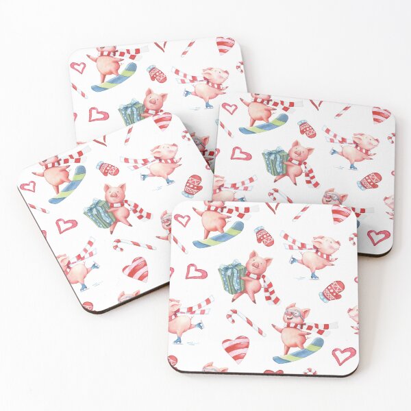 Item preview, Chrismas Pig Pattern designed and sold by Soul-Inspirer.