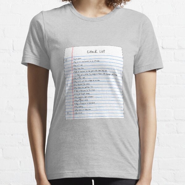 Million Dollar Check List Essential T-Shirt