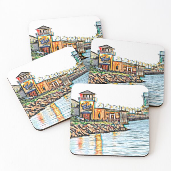 Item preview, Crab Shack and James River Bridge designed and sold by Marlene Watson-Hall.