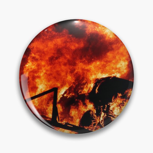 Item preview, Spectacular Burning Semi Car Carrier Trailer designed and sold by Steven Holt.
