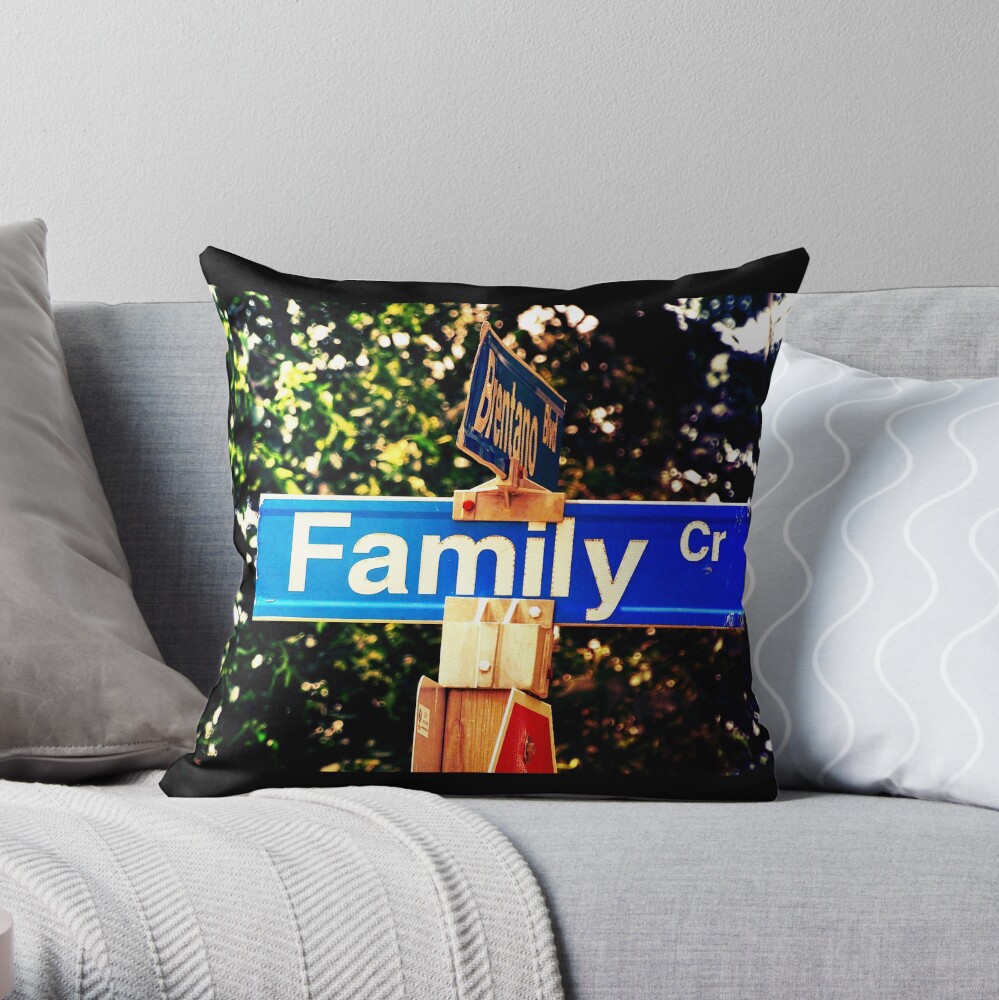 Family Throw Pillow