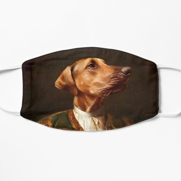 Weimaraner Portrait - Scrappy Flat Mask