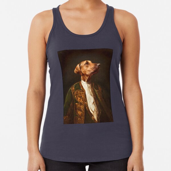 Weimaraner Portrait - Scrappy Racerback Tank Top