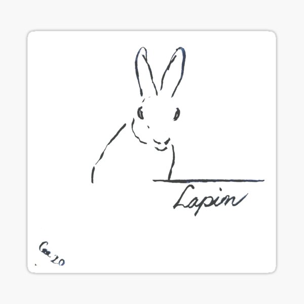 Rabbit  Sticker