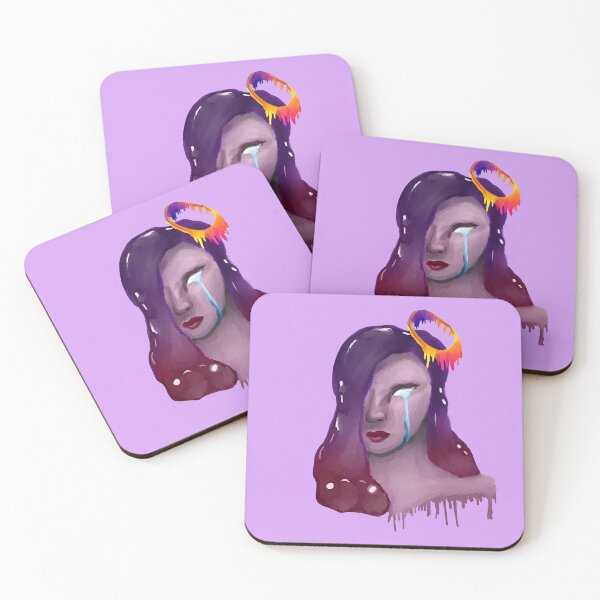 Item preview, trippy fantasy girl melting designed and sold by nicblancoArt.