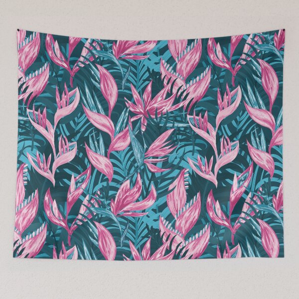 Item preview, Hand drawn tropical flowers  designed and sold by Lidiebug.